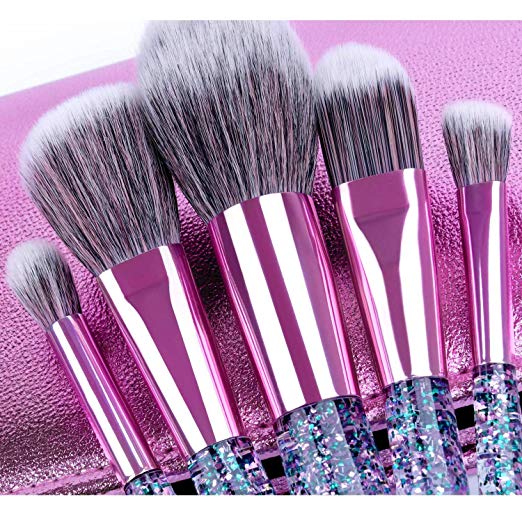 GLITTER QUEEN 10 PC BRUSH SET