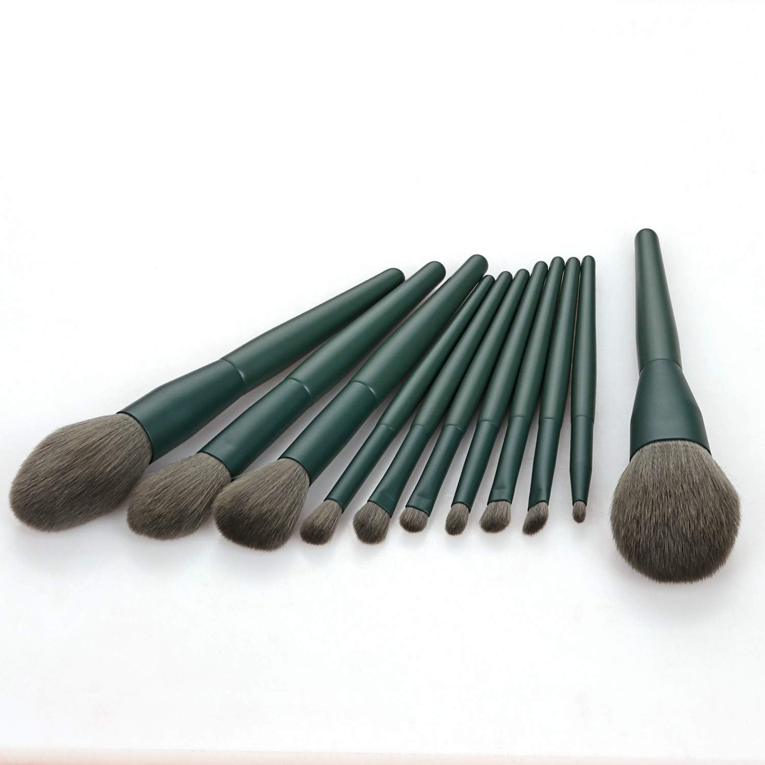 MATTE LOVE (GREEN)-11pc Brush Set