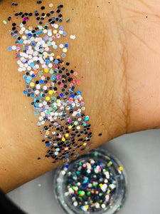 Luxe Glitter Pot- Confetti
