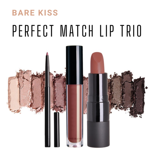 Perfect Match Lip Trio- BARE KISS