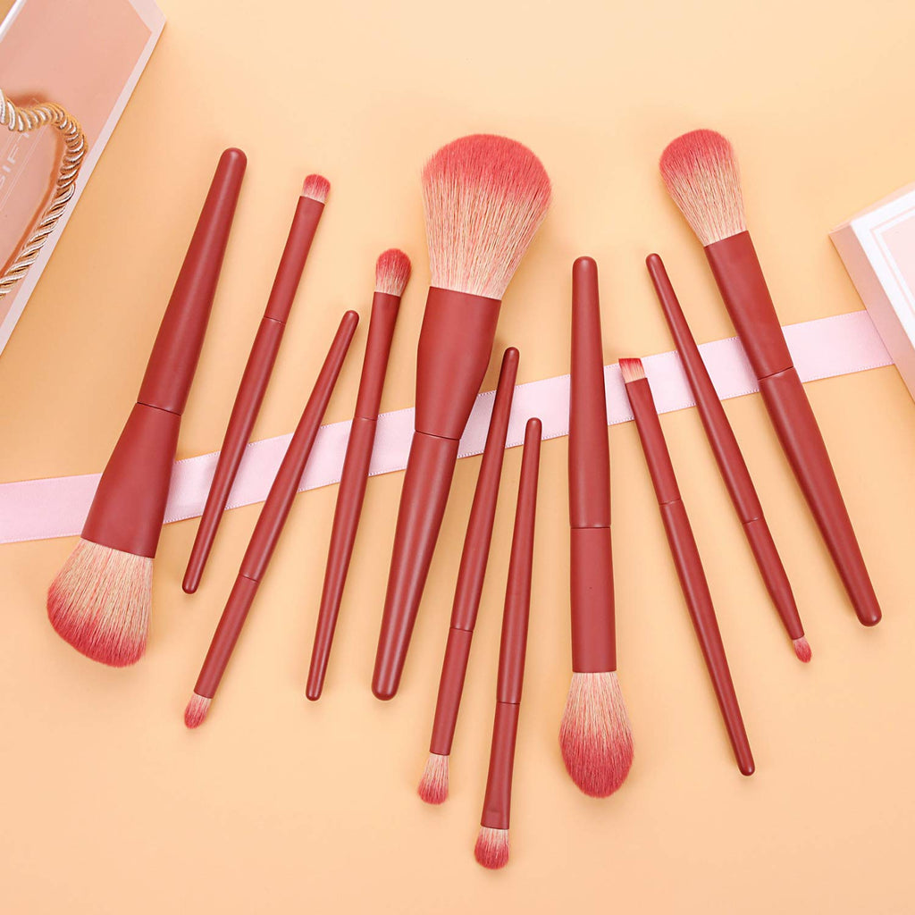 MATTE LOVE (RED) 11pc Brush Set