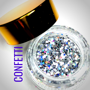 Luxe Glitter Pot- Confetti