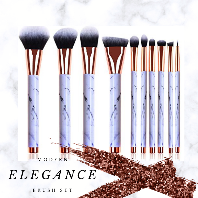 MODERN ELEGANCE 10PC BRUSH SET
