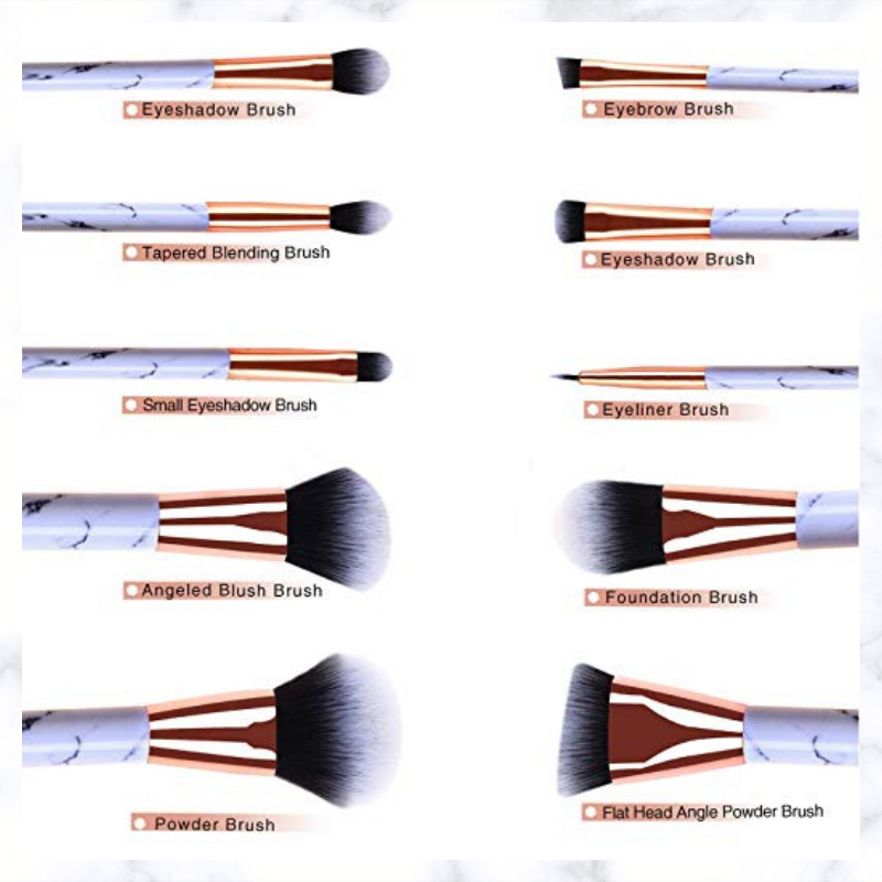 MODERN ELEGANCE 10PC BRUSH SET