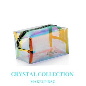 Prism Crystal 10 PC Brush Set + Crystal Collection Makeup Bag